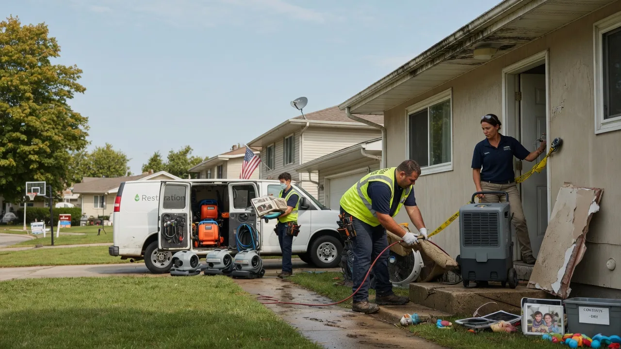 Water Damage Restoration in Saxon, WI near me